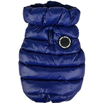 Puppia Winter Ultralight Dog Coat A Waterproof Warmth for Cold Weather Zipper Closure for Small and Medium Dogs, Navy, Medium Puppia Winter Ultralight Dog Coat A Waterproof Warmth for Cold Weather Zipper Closure for Small and Medium Dogs, Navy, Medium
