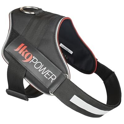 Julius-K9 RED LINE Dog Harness with Patches, without Handle, Size: L/1, Red Line Julius-K9 RED LINE Dog Harness with Patches, without Handle, Size: L/1, Red Line