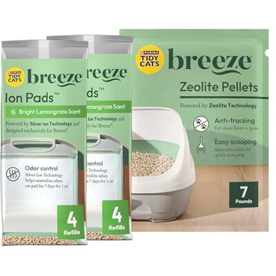 Purina Tidy Cats Breeze Litter System Cat Refill Bundle 7.91 lb. Box Purina Tidy Cats Breeze Litter System Cat Refill Bundle 7.91 lb. Box