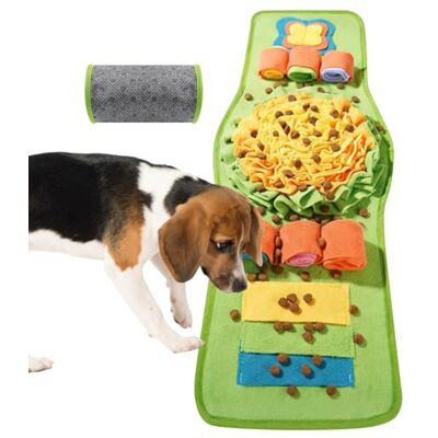 VINATO Dog Olfactory Mat, 80 x 30 cm Non-Slip Dog Mat, Washable and Foldable Olfactory Mat for Dogs, Cats and Rabbits VINATO Dog Olfactory Mat, 80 x 30 cm Non-Slip Dog Mat, Washable and Foldable Olfactory Mat for Dogs, Cats and Rabbits