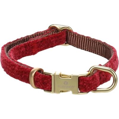 Flamingo Dog Collar Saba Red XS 20-35cm 10mm Flamingo Dog Collar Saba Red XS 20-35cm 10mm