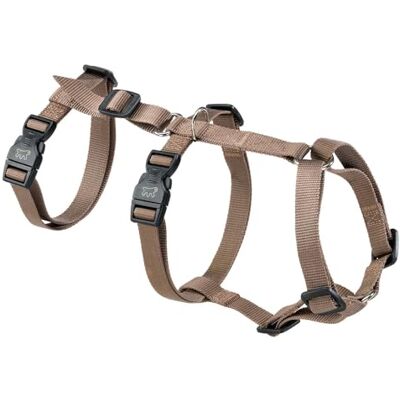 Ferplast Medium Dog Harness BRAVE, 6-Point Adjustable Harness BRAVE, Anti-Escape, Anti-Panic, Size M, Brown Ferplast Medium Dog Harness BRAVE, 6-Point Adjustable Harness BRAVE, Anti-Escape, Anti-Panic, Size M, Brown