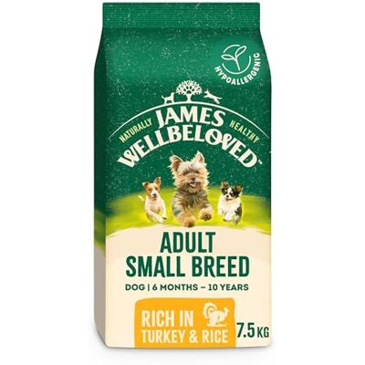 James Wellbeloved - Small Breed Adult Dog - Turkey Rice James Wellbeloved - Small Breed Adult Dog - Turkey Rice