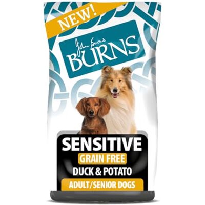 Burns Pet Nutrition Sensitive Grain Free Duck and Potato Adult Dry Dog Food, 2 kg Burns Pet Nutrition Sensitive Grain Free Duck and Potato Adult Dry Dog Food, 2 kg