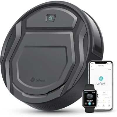Lefant M210 Pro Robot Vacuum, 4000Pa Suction, 7.8cm Slim, Anti-Tangle, Ideal for Pet Hair, Hard Floors & Carpet Lefant M210 Pro Robot Vacuum, 4000Pa Suction, 7.8cm Slim, Anti-Tangle, Ideal for Pet Hair, Hard Floors & Carpet