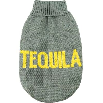 Record Gray Yellow Dog Sweater - High Collar - Multiple Sizes Record Gray Yellow Dog Sweater - High Collar - Multiple Sizes
