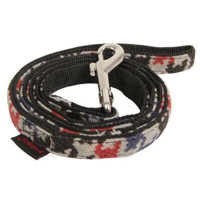 Puppia PAMD-AL025-BK-L Tessell Lead L Black Dog Lead Puppia PAMD-AL025-BK-L Tessell Lead L Black Dog Lead