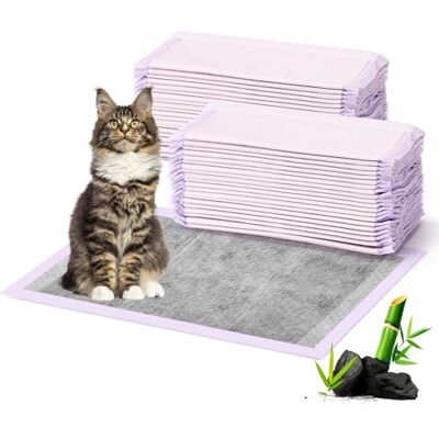 Vibe Cat Pad Refills for Litter Box, Odor-Control, Pack of 40 Vibe Cat Pad Refills for Litter Box, Odor-Control, Pack of 40