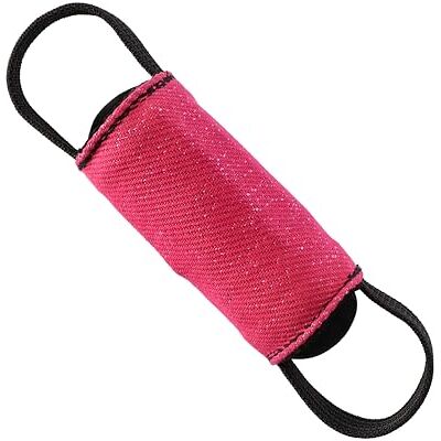 DINGO GEAR WWW.DINGOGEAR.COM 1977 DINGO GEAR Dog Training Tug Toy Cylinder-Shaped Dummy for IGP, Bite Lessons, Dog Sports, Retrieve, Tug of War, Play, 2 Handles, Pink Nylcot 15 x 6 cm (S02812) DINGO GEAR WWW.DINGOGEAR.COM 1977 DINGO GEAR Dog Training Tug Toy Cylinder-Shaped Dummy for IGP, Bite Lessons, Dog Sports, Retrieve, Tug of War, Play, 2 Handles, Pink Nylcot 15 x 6 cm (S02812)