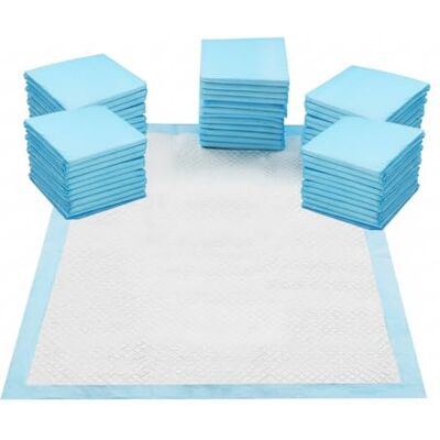 DOG n KITTY Puppy Pads 200 Pack, Heavy Duty Super Absorbent Puppy Training Pads, Fast Drying Toilet Pee Pad, Anti-Slip, Leak-Proof Dog Training Pads (60 x 45 cm) DOG n KITTY Puppy Pads 200 Pack, Heavy Duty Super Absorbent Puppy Training Pads, Fast Drying Toilet Pee Pad, Anti-Slip, Leak-Proof Dog Training Pads (60 x 45 cm)