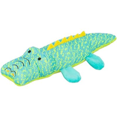 Trixie Crocodile Dog Plush Toy, No Squeaker – Turquoise – 33 cm Trixie Crocodile Dog Plush Toy, No Squeaker – Turquoise – 33 cm