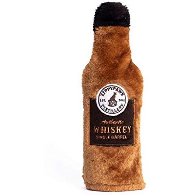 ZippyPaws Happy Hour Crusherz Drink Themed Crunchy Water Bottle Dog Toy Whiskey ZippyPaws Happy Hour Crusherz Drink Themed Crunchy Water Bottle Dog Toy Whiskey