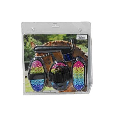 Rhinegold Glitter Grooming Kit Blister Pack -Rainbow Rhinegold Glitter Grooming Kit Blister Pack -Rainbow