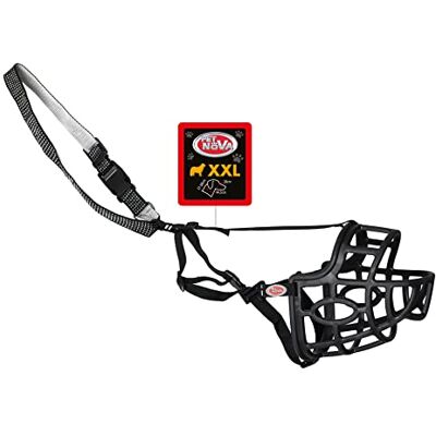 Pet Nova Muzzle plastic elastic muzzle 44.5cm plus collar 2.5cm: 37-68cm,MUZZLE-COLLAR-XXL Pet Nova Muzzle plastic elastic muzzle 44.5cm plus collar 2.5cm: 37-68cm,MUZZLE-COLLAR-XXL