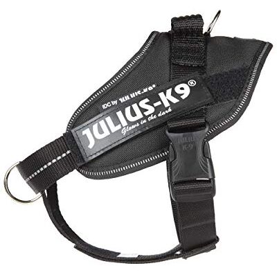 Julius-K9 Dog Harness with Front Control Belt, Black, S/Mini Julius-K9 Dog Harness with Front Control Belt, Black, S/Mini
