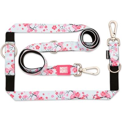 Max & Molly Urban Pets Max & Molly Multifunctional Dog Lead 2 m with 2 Carabiners, Cherry Bloom/XS Shoulder Lead Padded, Safe & Flexible Comfort for Your Faithful Companion Max & Molly Urban Pets Max & Molly Multifunctional Dog Lead 2 m with 2 Carabiners, Cherry Bloom/XS Shoulder Lead Padded, Safe & Flexible Comfort for Your Faithful Companion