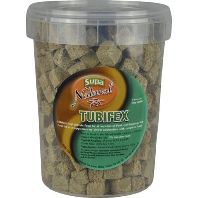 Supa Natural - Tubifex Cubes 1L - Protein Rich - Fish food Supa Natural - Tubifex Cubes 1L - Protein Rich - Fish food