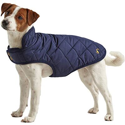 Rosewood x Joules Navy Blue Quilted Coat for Dogs, Small, Washable, Lightweight, Warm Winter Dog Jacket for Small Dogs Rosewood x Joules Navy Blue Quilted Coat for Dogs, Small, Washable, Lightweight, Warm Winter Dog Jacket for Small Dogs