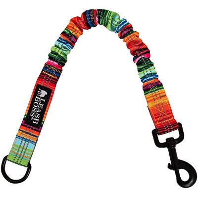 Leashboss Pattern Bungee Dog Leash Extension, 18" Shock Absorbing Lead Extender, Pattern Collection Large Dog Leash Attachment and Shock Absorber (Blanket Pattern) Leashboss Pattern Bungee Dog Leash Extension, 18" Shock Absorbing Lead Extender, Pattern Collection Large Dog Leash Attachment and Shock Absorber (Blanket Pattern)