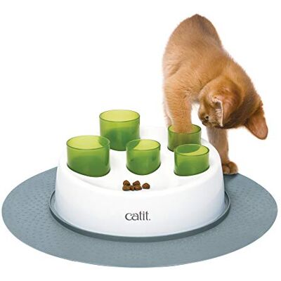 Catit Senses 2.0 Digger Interactive Cat Toy, All Breed Sizes, Green,White, 1-Pack Catit Senses 2.0 Digger Interactive Cat Toy, All Breed Sizes, Green,White, 1-Pack