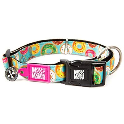 Max & Molly Urban Pets Max & Molly Donuts Smart Id Collar Comfortable Odor Free Neoprene Smart Id Tag Lost Pet Protection Program Extraordinary Dog Collar, M Max & Molly Urban Pets Max & Molly Donuts Smart Id Collar Comfortable Odor Free Neoprene Smart Id Tag Lost Pet Protection Program Extraordinary Dog Collar, M
