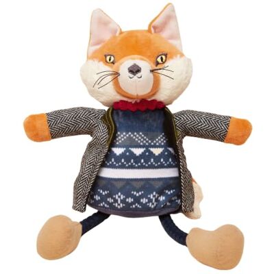 Rosewood x Joules Jonty Rugby Fox Dog Toy – Soft Plush Fox with Rope Legs and Hidden Squeaker, Durable Double-Stitched Seams, Charming Countryside-Inspired Pet Toy Rosewood x Joules Jonty Rugby Fox Dog Toy – Soft Plush Fox with Rope Legs and Hidden Squeaker, Durable Double-Stitched Seams, Charming Countryside-Inspired Pet Toy
