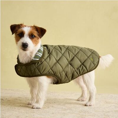 Rosewood x Joules Khaki Quilted Coat for Dogs, Small, Washable, Lightweight, Warm Winter Dog Jacket for Small Dogs Rosewood x Joules Khaki Quilted Coat for Dogs, Small, Washable, Lightweight, Warm Winter Dog Jacket for Small Dogs