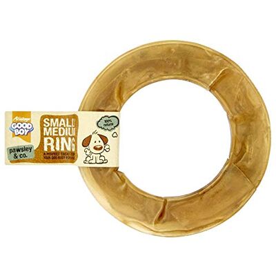 Good Boy Small/Medium Rawhide Rings Dog Chews Made From 100 Percent Natural Hide Pack of 5 Natural Dog Treats Good Boy Small/Medium Rawhide Rings Dog Chews Made From 100 Percent Natural Hide Pack of 5 Natural Dog Treats