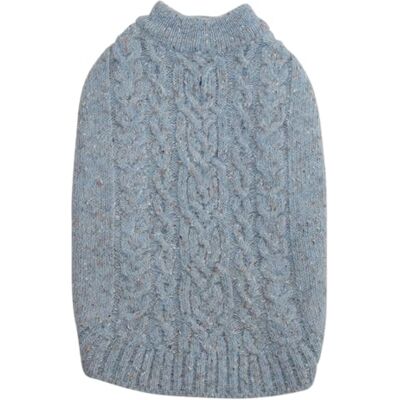 JACK AND VANILLA , Dog Jumper with Soft Cable, Modern and Chic Design, Ideal for Walks, Size XL, Light Blue, Model 5Th Avenue Dogwalk JACK AND VANILLA , Dog Jumper with Soft Cable, Modern and Chic Design, Ideal for Walks, Size XL, Light Blue, Model 5Th Avenue Dogwalk