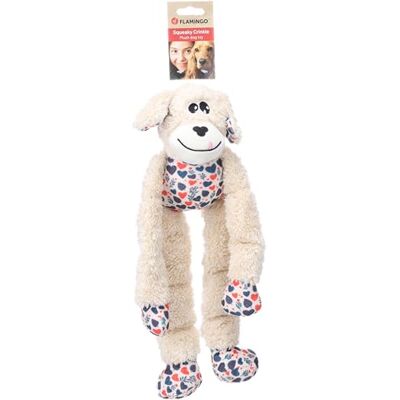 Flamingo TOY FLOREO DOG LONG LEGS BEIGE 20x9.5x44CM Flamingo TOY FLOREO DOG LONG LEGS BEIGE 20x9.5x44CM