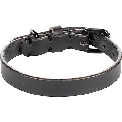 Flamingo Dog Collar Leano Black XS/S 24-30cm 15mm Flamingo Dog Collar Leano Black XS/S 24-30cm 15mm