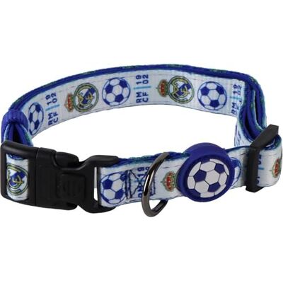 CERDÁ LIFE'S LITTLE MOMENTS Real Madrid Collar Size XXS/S Official Embroidered Crest with a Sturdy and Stylish Fit Real Madrid Collar Comfortable and Secure Design CERDÁ LIFE'S LITTLE MOMENTS Real Madrid Collar Size XXS/S Official Embroidered Crest with a Sturdy and Stylish Fit Real Madrid Collar Comfortable and Secure Design