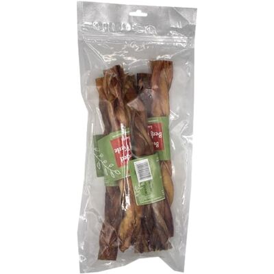 Pure Braided Beef Pizzle Large 30cm 5 Pack 100% Natural Beef Dog Chew Air Dried & Grain Free Pure Braided Beef Pizzle Large 30cm 5 Pack 100% Natural Beef Dog Chew Air Dried & Grain Free