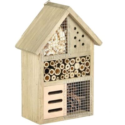 Pet Ting Wooden Insect House Hotel Eco Friendly Bee Ladybug Butterfly Insects 25.5 cm Pet Ting Wooden Insect House Hotel Eco Friendly Bee Ladybug Butterfly Insects 25.5 cm