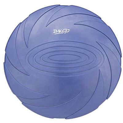 IMK9 Dog Frisbee Disc Toy For Small and Medium Dogs – Soft Natural Rubber For Safety – Best Color For Pets To See – Aerodynamic Design For Outdoor Flight IMK9 Dog Frisbee Disc Toy For Small and Medium Dogs – Soft Natural Rubber For Safety – Best Color For Pets To See – Aerodynamic Design For Outdoor Flight