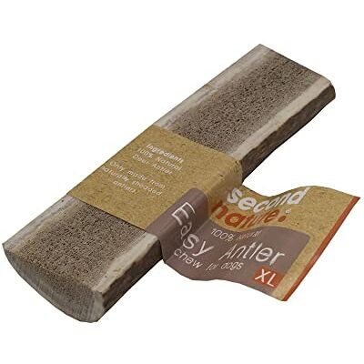 Second Nature Easy Chew Split Deer Antlers for Dogs Natural & Sustainable Long Lasting Large Antler Chews for Dogs from Puppy to Senior XL Second Nature Easy Chew Split Deer Antlers for Dogs Natural & Sustainable Long Lasting Large Antler Chews for Dogs from Puppy to Senior XL