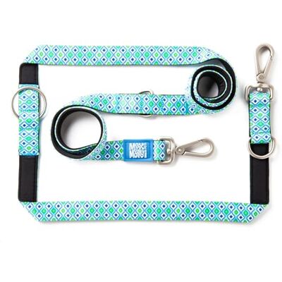 Max & Molly Retro Blue Multifunctional Dog Leash - Dog Leash Max & Molly Retro Blue Multifunctional Dog Leash - Dog Leash