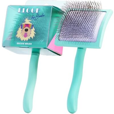 Floof by Brodie Slicker Brush for Long Haired Dogs Best for Shedding & Grooming Floof by Brodie Slicker Brush for Long Haired Dogs Best for Shedding & Grooming