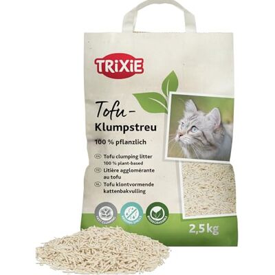 TRIXIE Cat Litter For Litter Trays, 2,5 Kg, Odour-Neutralising Biodegradable Cat Litter 40250 TRIXIE Cat Litter For Litter Trays, 2,5 Kg, Odour-Neutralising Biodegradable Cat Litter 40250