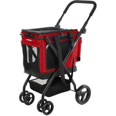 Carlett Cube P Ruby 3 in 1 Transport Bags for Tiere Roulette Transport Bag Security Frein Etanche Compatibility with Kurspaket Red Carlett Cube P Ruby 3 in 1 Transport Bags for Tiere Roulette Transport Bag Security Frein Etanche Compatibility with Kurspaket Red
