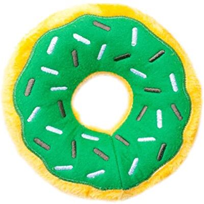 ZippyPaws Original Donutz No Stuffing Squeaky Plush Dog Toy Mint Chip ZippyPaws Original Donutz No Stuffing Squeaky Plush Dog Toy Mint Chip