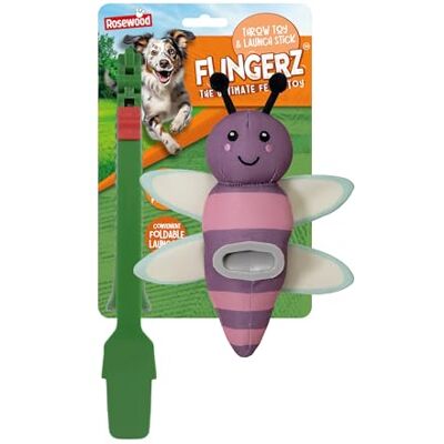 Rosewood Flingerz Dragonfly Dog Toy Launcher – Durable Interactive Fetch Toy for Active Dogs – Long-Distance Throw Flinger for Outdoor Play & Exercise Rosewood Flingerz Dragonfly Dog Toy Launcher – Durable Interactive Fetch Toy for Active Dogs – Long-Distance Throw Flinger for Outdoor Play & Exercise