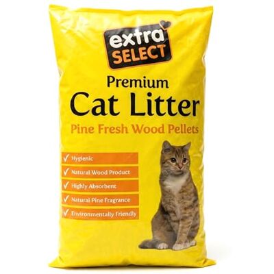 Extra Select Premium Wood Based Cat Litter, 15 L Extra Select Premium Wood Based Cat Litter, 15 L