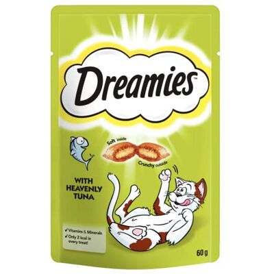Dreamies Tuna Cat Treats - One Size - 8x60g - 480g - Cat Treats Dreamies Tuna Cat Treats - One Size - 8x60g - 480g - Cat Treats