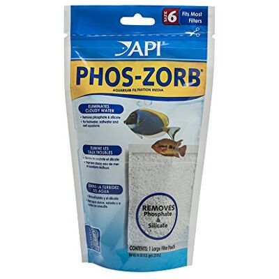 API Phos-Zorb Size 6 Aquarium Canister Filter Filtration Pouch 1-Count Bag API Phos-Zorb Size 6 Aquarium Canister Filter Filtration Pouch 1-Count Bag