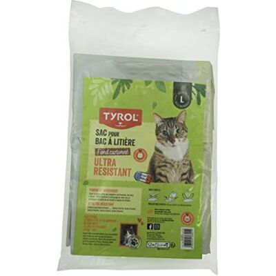 Tyrol Set of 5 Cat Litter Tray Bags with Cardboard Base 44 x 30 cm Scratch-Resistant Tyrol Set of 5 Cat Litter Tray Bags with Cardboard Base 44 x 30 cm Scratch-Resistant