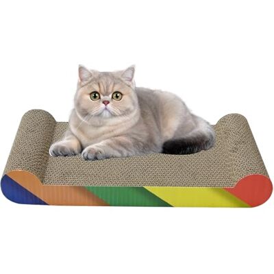 RAM ONLINE Ram® Cat Scratching Board With Cat Nip Cat Scratcher For Indoor Cats Heavy Duty Double Sided Cat Scratching Board 47CM RAM ONLINE Ram® Cat Scratching Board With Cat Nip Cat Scratcher For Indoor Cats Heavy Duty Double Sided Cat Scratching Board 47CM