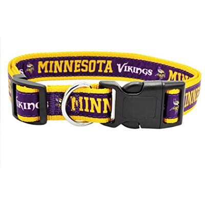 Pets First NFL PET COLLAR Minnesota Vikings Cat & Puppy Collar, Small Pets First NFL PET COLLAR Minnesota Vikings Cat & Puppy Collar, Small