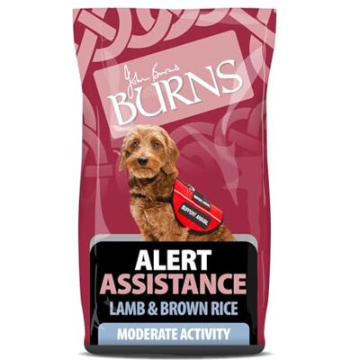 Burns Pet Nutrition Hypoallergenic Complete Dry Dog Food Adult and Senior Dog Alert Lamb and Brown Rice 12 kg Burns Pet Nutrition Hypoallergenic Complete Dry Dog Food Adult and Senior Dog Alert Lamb and Brown Rice 12 kg