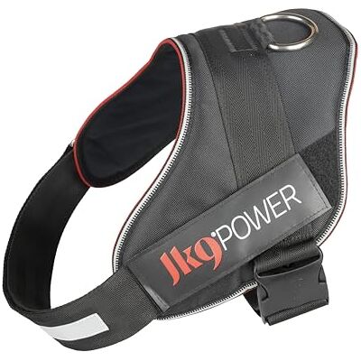 Julius-K9 RED LINE Dog Harness with Patches, without Handle, Size: XL/2, Red Line Julius-K9 RED LINE Dog Harness with Patches, without Handle, Size: XL/2, Red Line